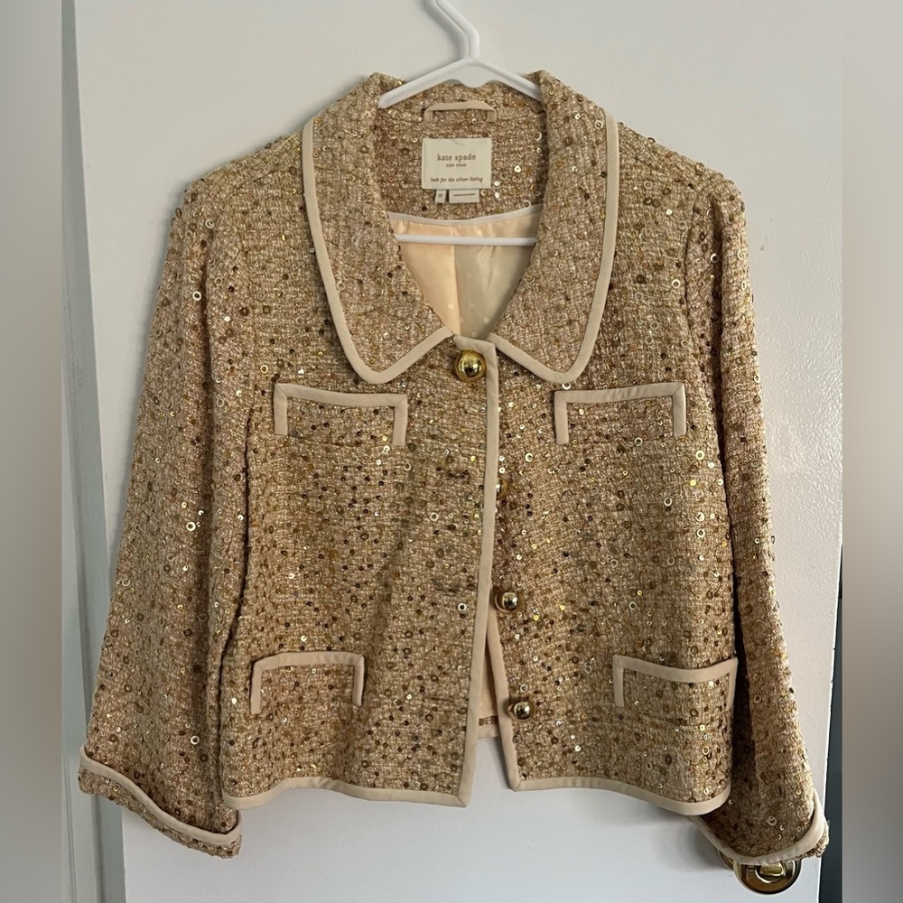 Kate Spade Sequin Jacket